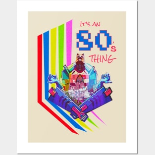 80s Transformation Posters and Art